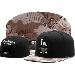 IVAN ANTONOV Cap Los Angeles LA snapback Hat black desert flowers adult Hip Hop Caps outdoor sun Hats Adjustable Baseball Cap