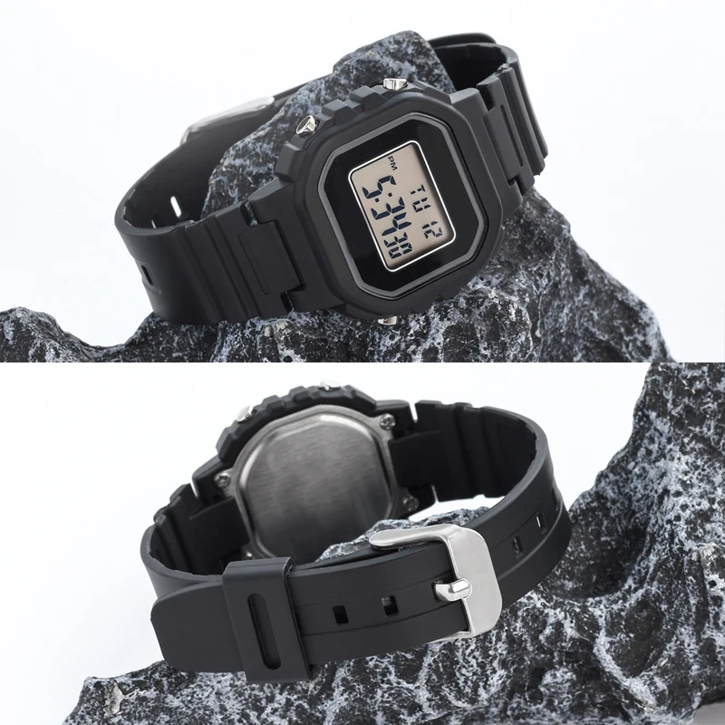 حزام الراتنج ل كاسيو LA-20WH 10 مللي متر المرأة الرياضية مقاوم للماء الأسود استبدال ساعة اكسسوارات 2026