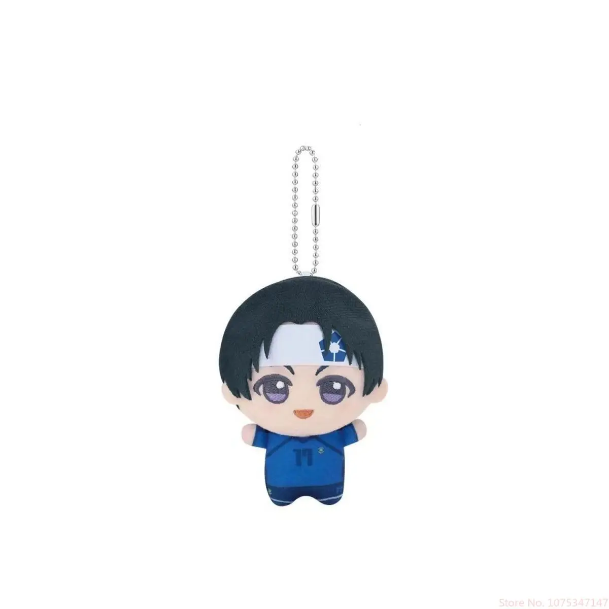 New Anime Blue Lock Hiori You Isagi Yoichi Cosplay Plush Doll Fluffy Maumet Pendant Puppet Keychain Keyring Charm Custom Gifts