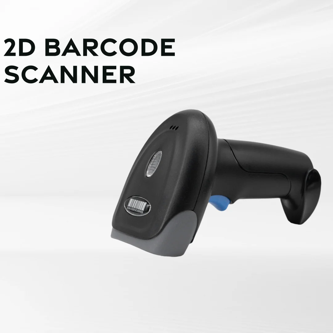 1D/2D Supermarket Barcode Reader USB Wired/Wireless 2.4G Handheld Bar Code QR Code Scanner CMOS Image High-speed Decoding U26