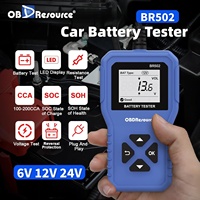 Car Battery Tester 6V 12V 24V Battery System Detect 100-2000 CCA 2Ah-220Ah Auto Battery Analyzer for Car Truck Marine Motorcycle