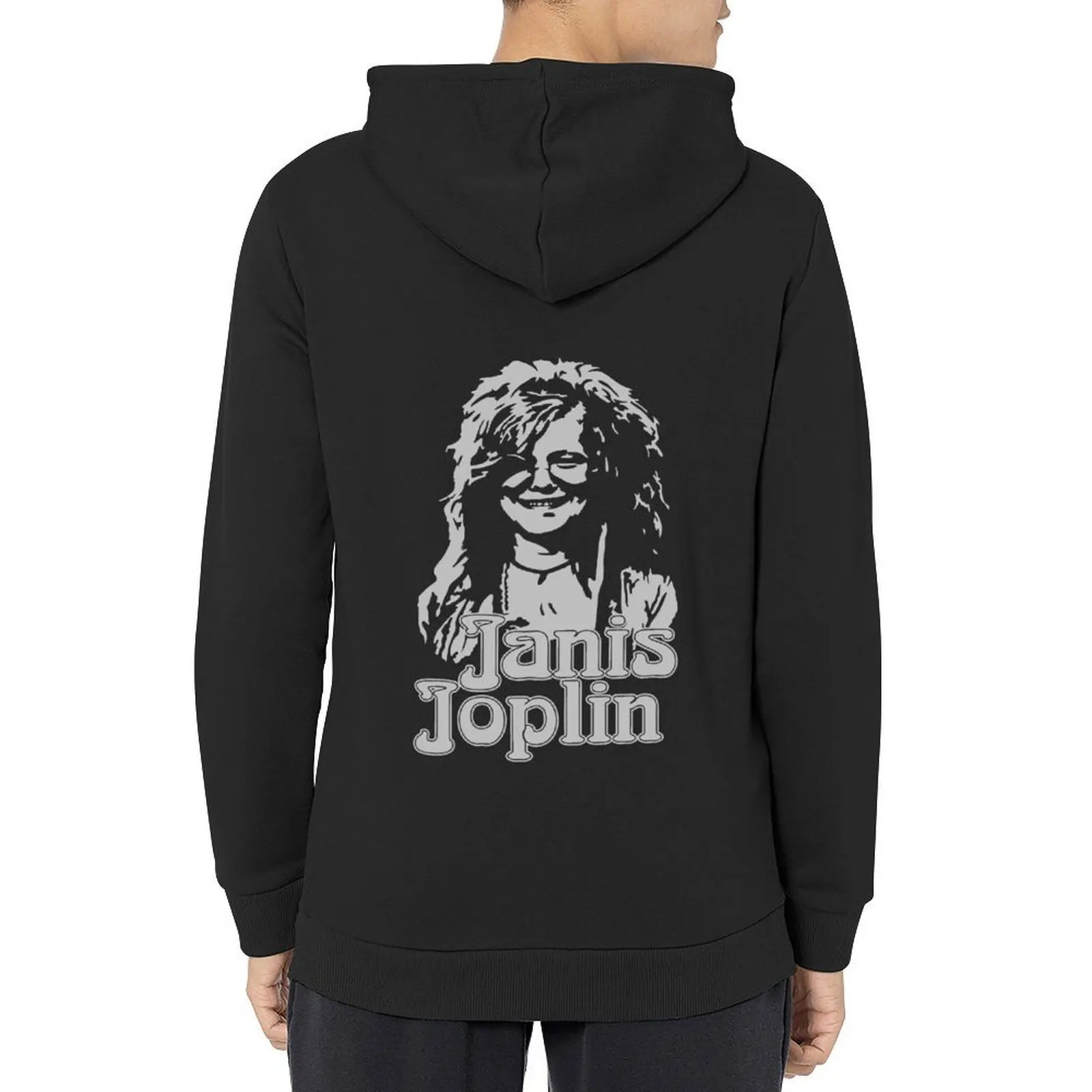 

Janis Joplin Retro 80s Fan Gifts Hoodie korean style clothes clothes for men men clothing japanese style oversized hoodie