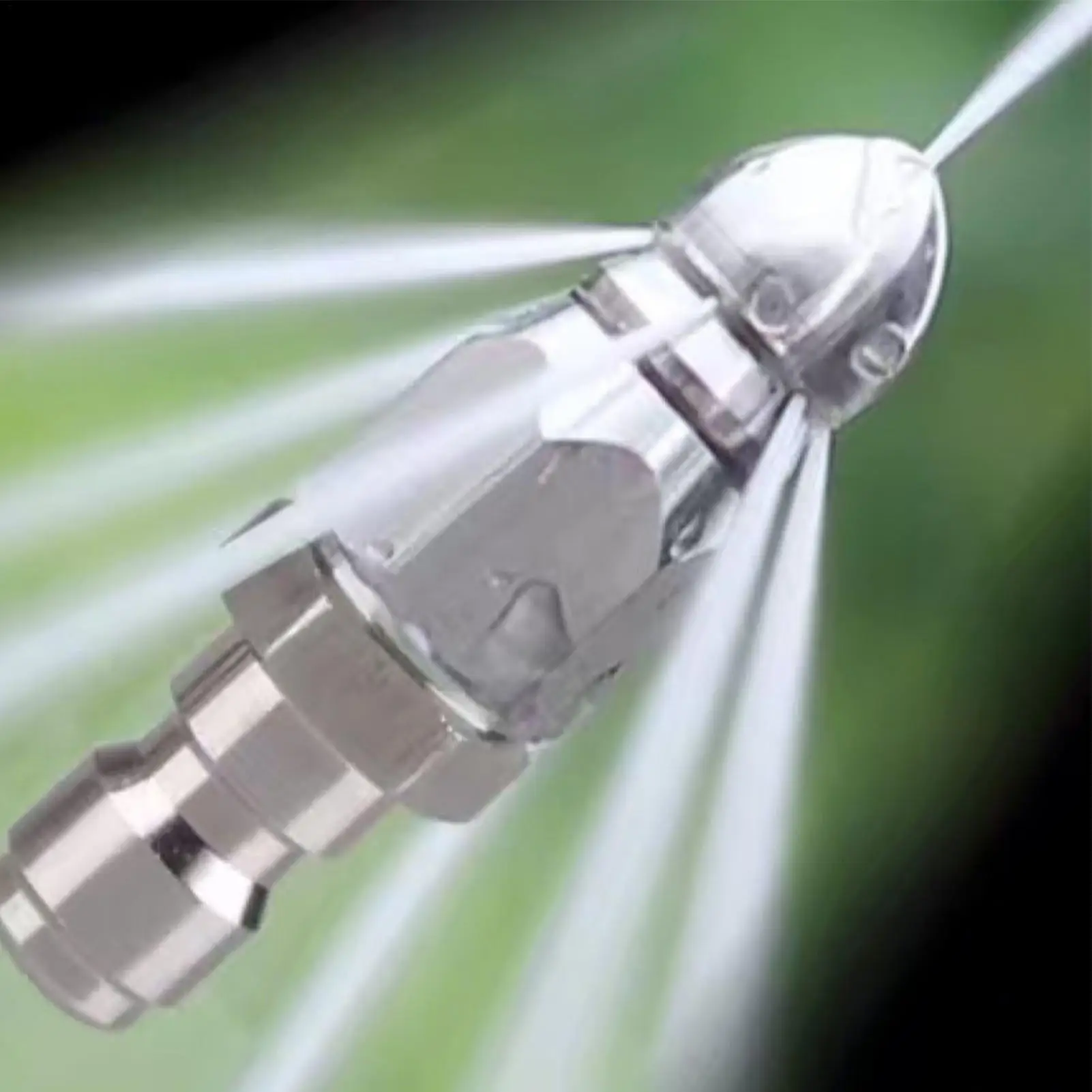 

Water Jet High Pressure Sprayer Nozzle Clean Sewer 1/4" Stainless Steel Pressure Washer Quick Plug Drain Hose Nozzle Tool Water