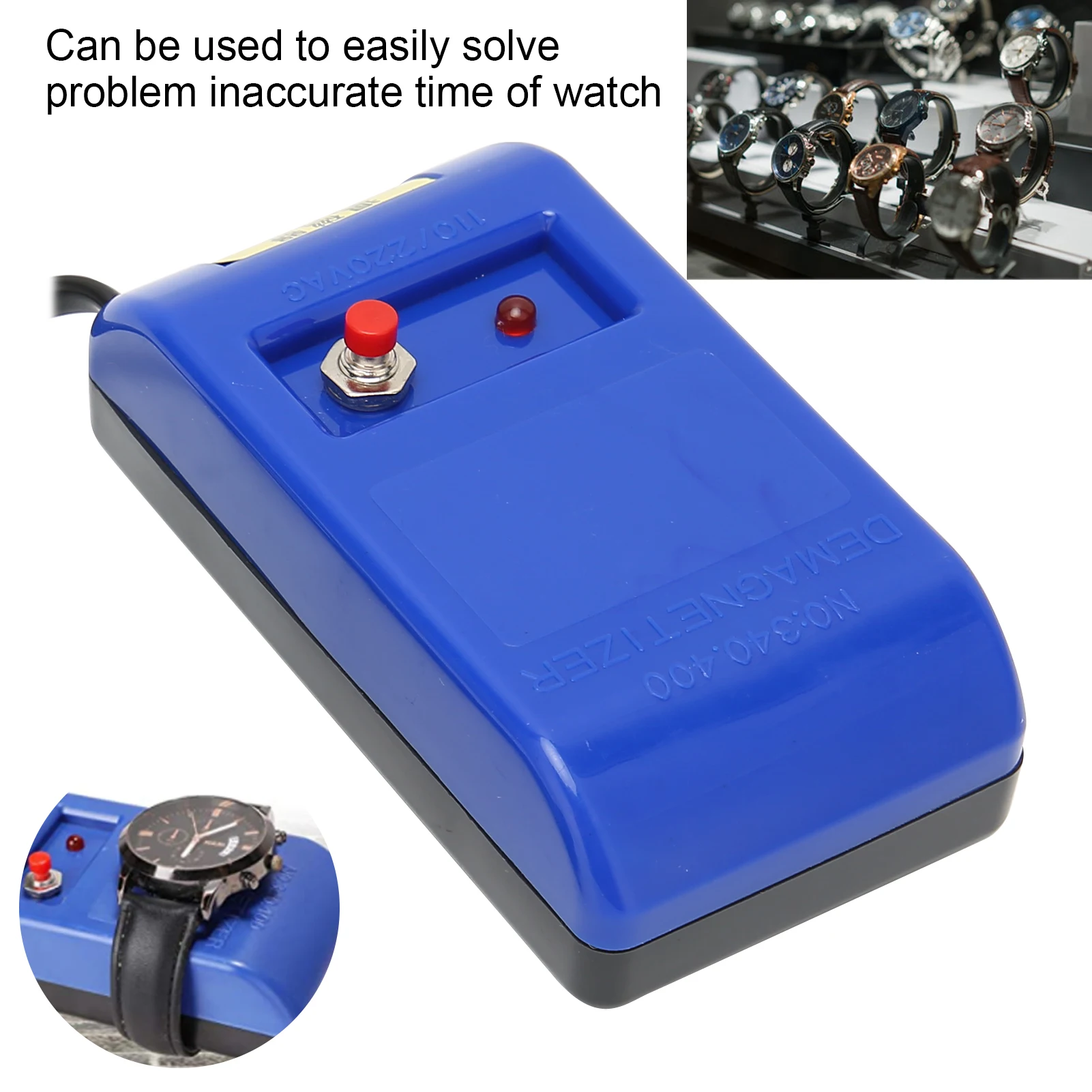 Demagnetizer Watch Demagnetizer Professional Watch Repairing Degaussing Tool / Watch Demagnetizer Watch Repair Degaussing Tool