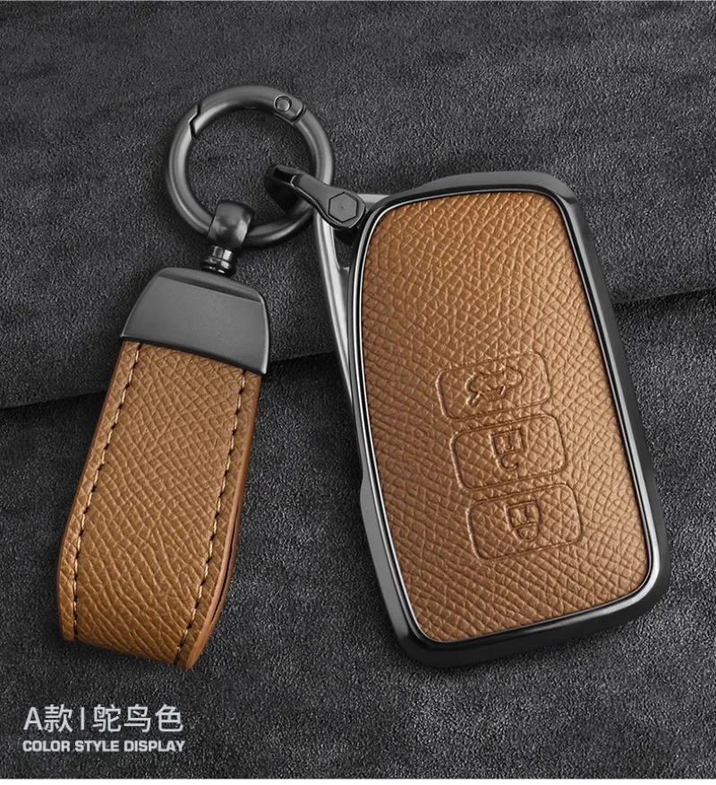 For Lexus ES200 Es300h RX300 Nx200 Rx350h Nx350h Leather Car Remote Key Case Cover Holder Smart Keychain