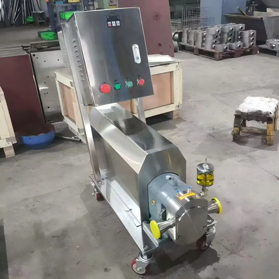 

Chocolate Insulation Jacket Stainless Steel 304 316L Food Grade High Viscosity Sanitary Rotor Lobe Pump