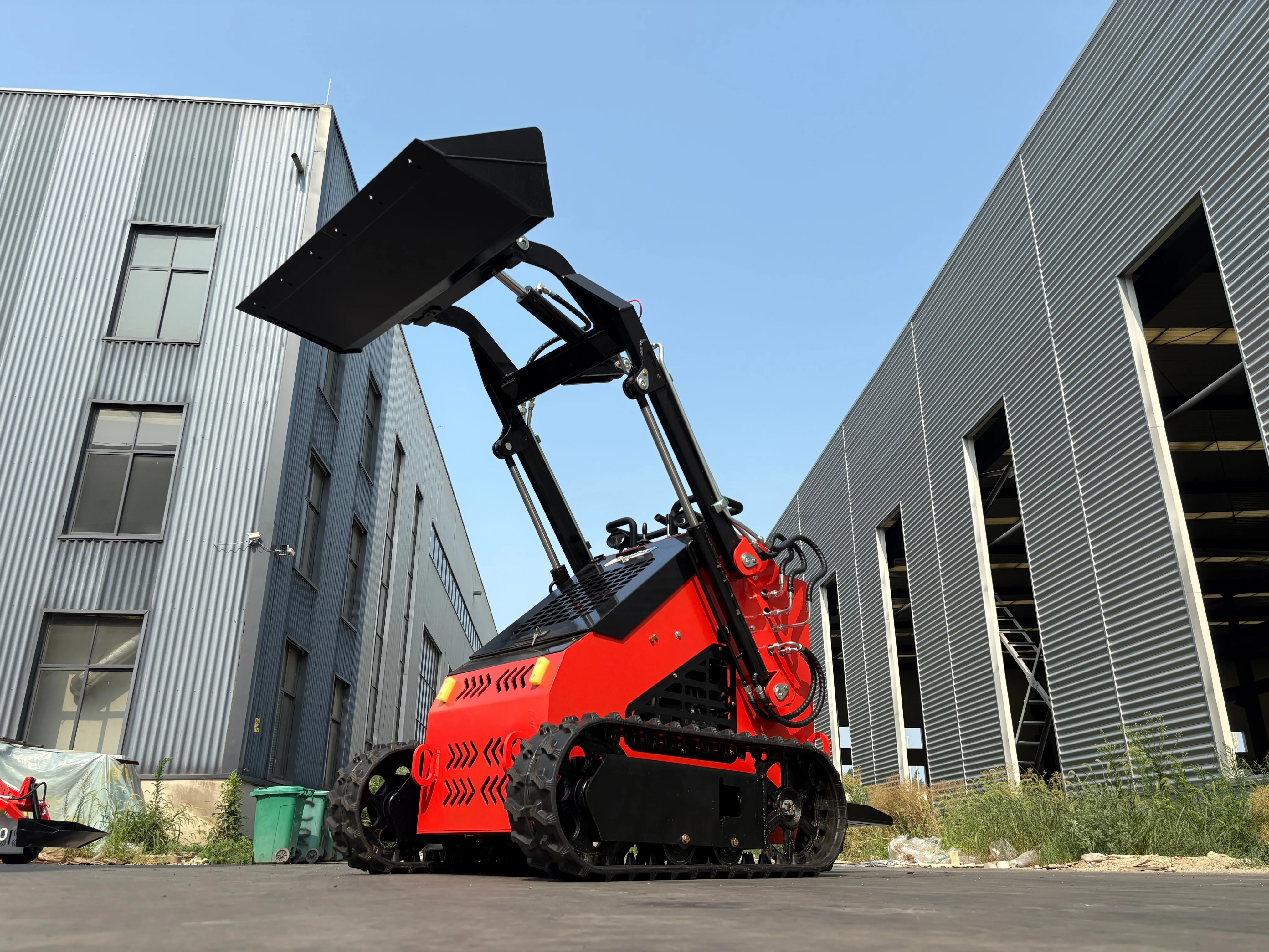 Customized Skid steer Loader with Dual-Cylinder, Urban Infrastructure Skid Steer Loader