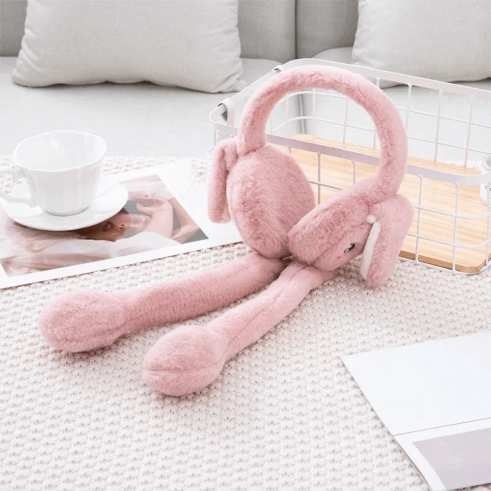 Soft Rabbit Earmuffs Imitation Fur Cartoon Ear Cover Windproof Cold Proof Winter Earmuffs Winter