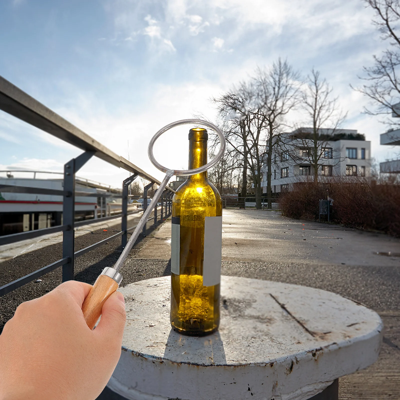 قطع الزجاجات لحاملات الحرف الفنية DIY المزهريات النبيذ البيرة إبريق القاطع الأسطوانة المحمولة خفيفة الوزن #1