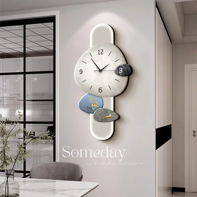 

European Art Mural Wall Clocks Luxury Restaurant Nordic Fashion Design Wall Watch Aesthetic Modern Restaurant Reloj Home Design