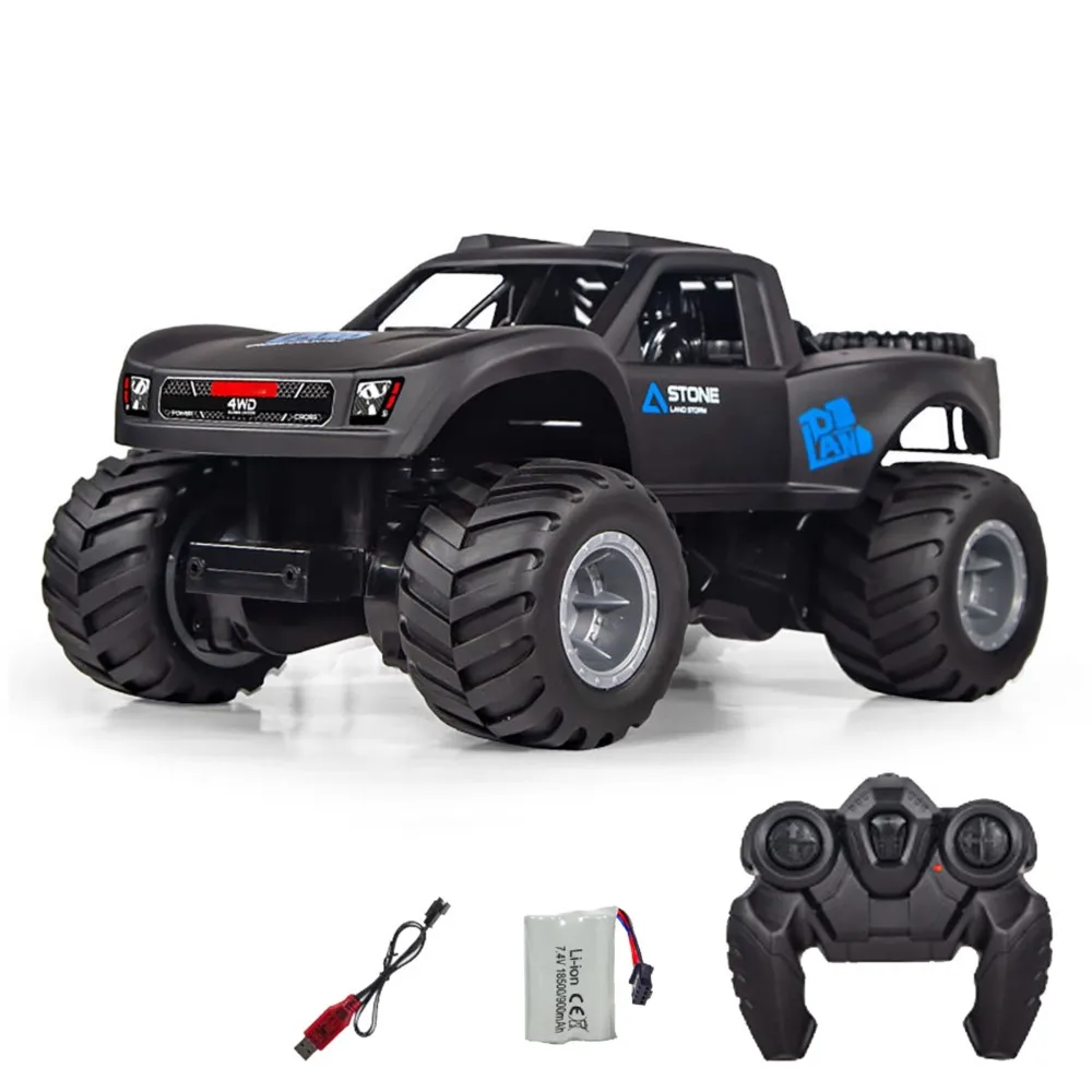 

1：16 RC Amphibious Off Road Vehicle Q156 Remote Control 2.4Ghz Four Wheel Drive 360 Rotation Waterproof Stunt Car RTR Battery