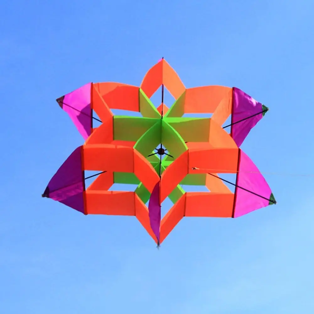 Chegam novas novo estilo de pipa de flores 3D com alça e linha bom voo
