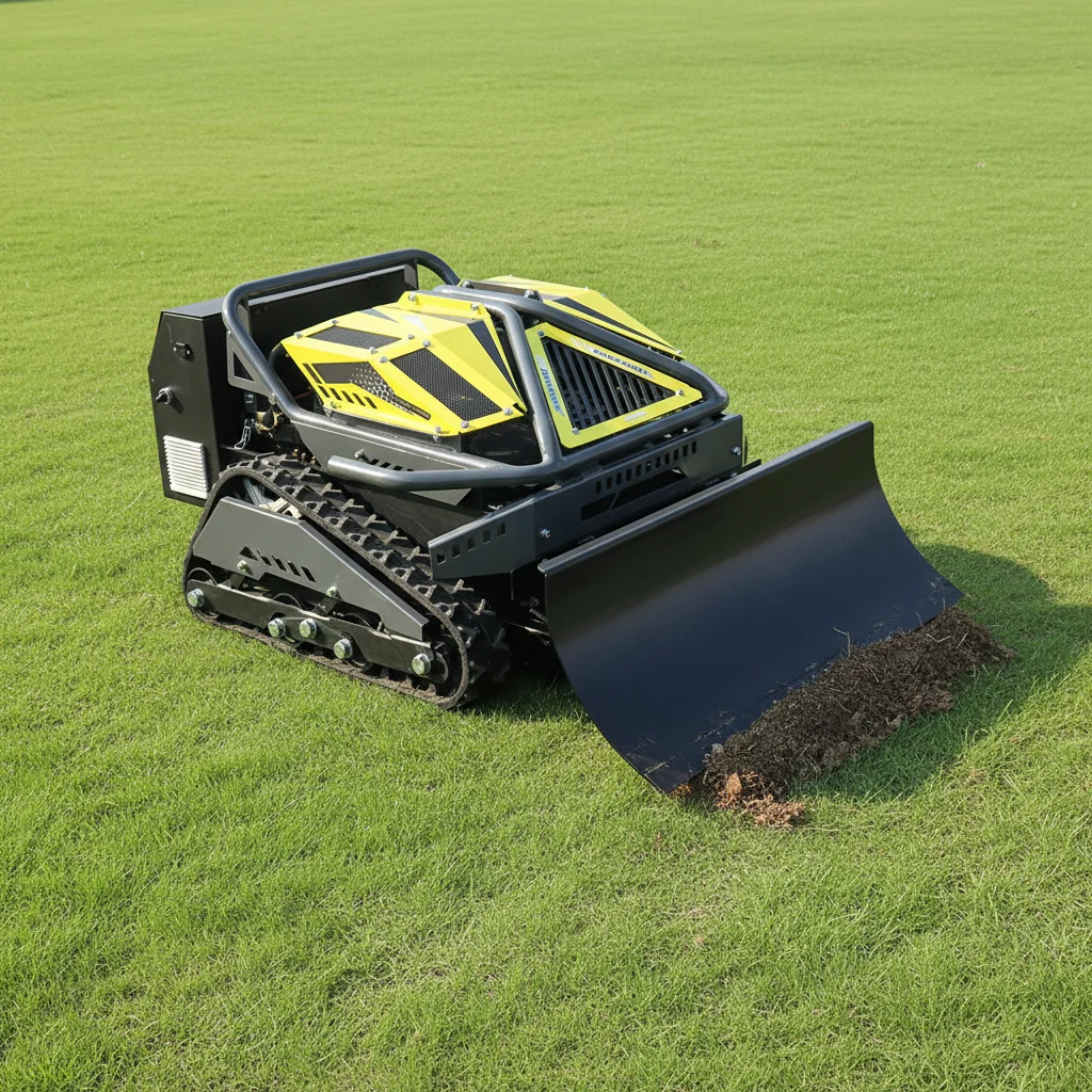 

Customize All Terrain Remote Control Crawler Lawn Mower For Farm And Garden
