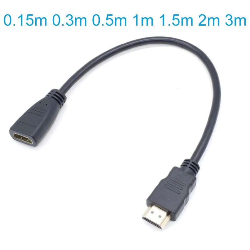 For 1080P HDTV  HDMI Male to HDMI Female extension Adapter Connector cable