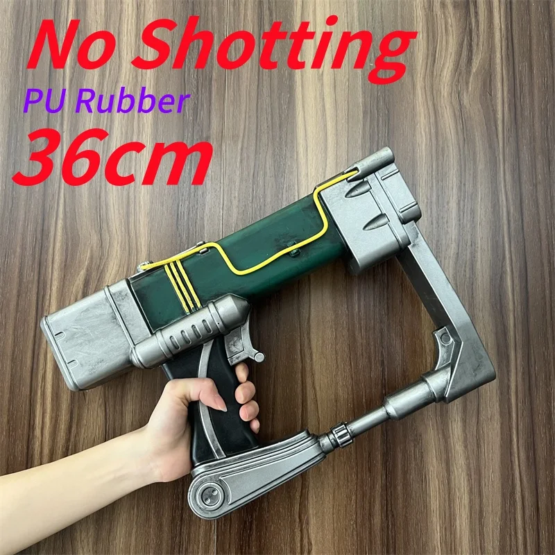 Gun Weapons Model Cosplay Angel Revolver Prop Guns Laser Rifle No Shotting Safety PU Rubber Gift Toys