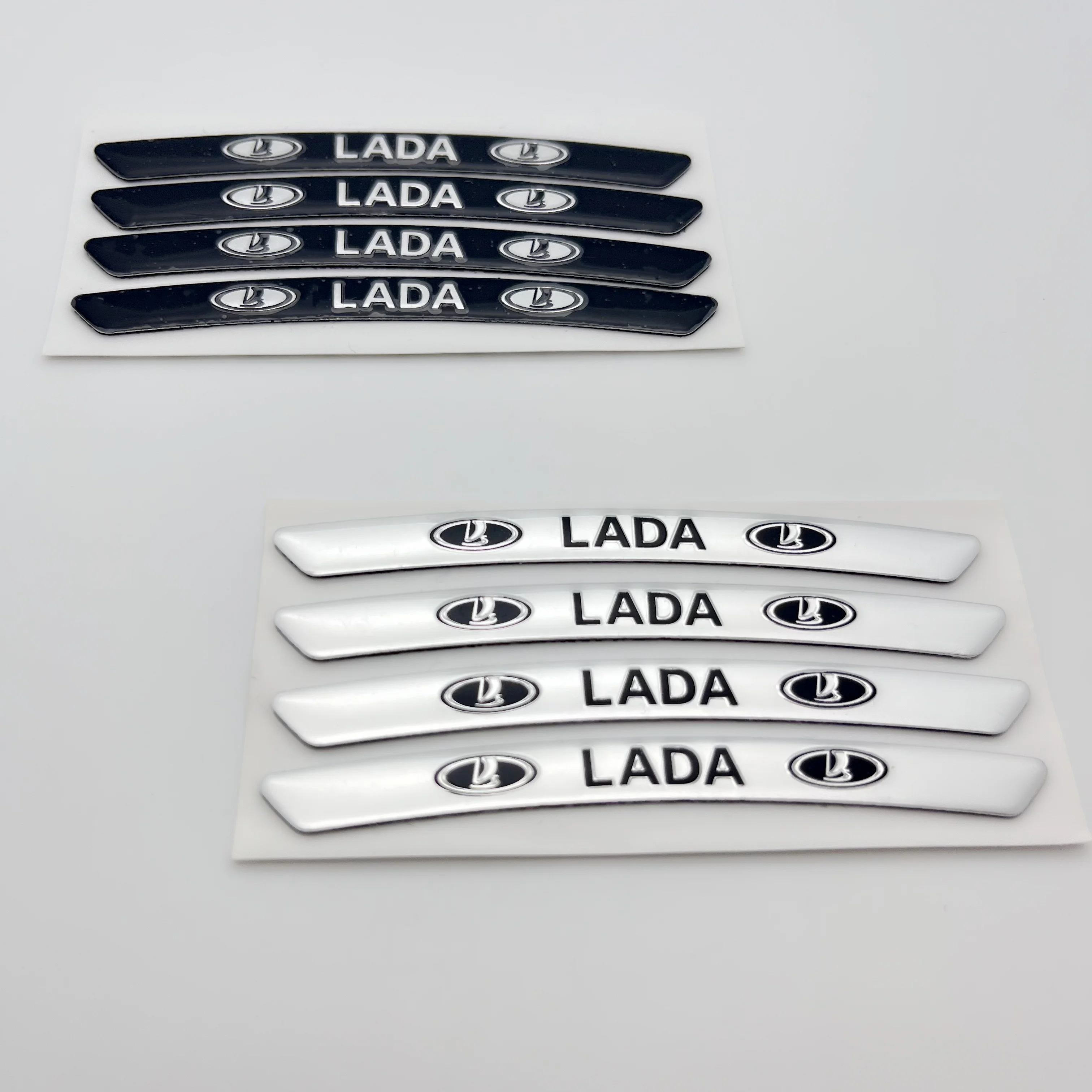 

4pcs/Set High-Quality Fitfor LADA Logo Car Wheel Center Wheel Eyebrow Decoration Personalized Styling Car Accessories Stickers