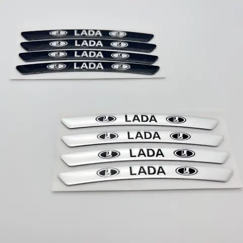 4pcs/Set High-Quality Fitfor LADA Logo Car Wheel Center Wheel Eyebrow Decoration Personalized Styling Car Accessories Stickers 10 best sales lada logo - №1