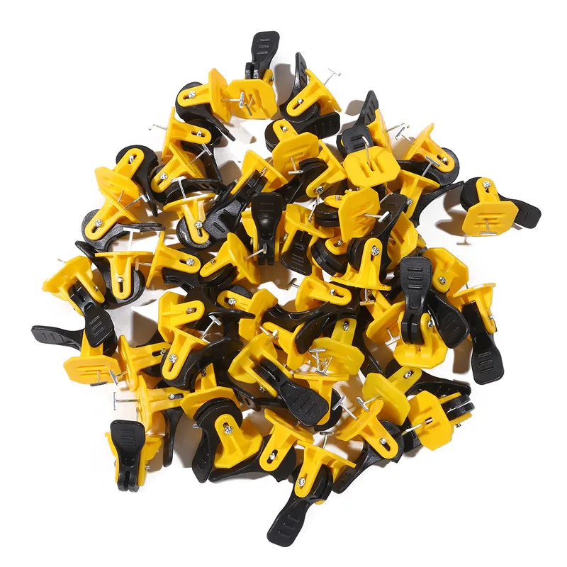 50pcs Tile Leveler Adjuster Floor Tile Tool Positioning Artifacts Leveler Locator Spacers Construction Tool For Tile