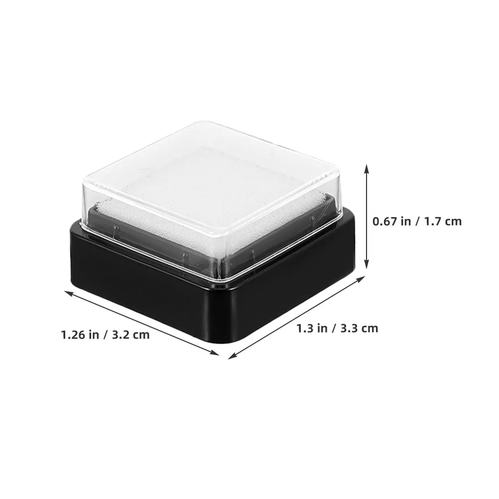 Empty Blank Ink Pads 6 Pack Sponge Stamp Pads for DIY Painting Printing Embossing and Craft Projects view 4