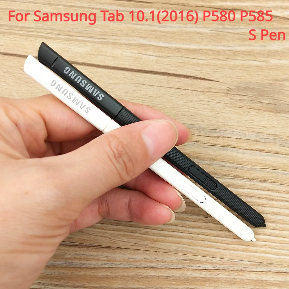 Original Samsung Galaxy Tab A 10.1 (2016) P585 P580 Stylus Pen Replacement Writting Stylus Black White Intelligent Touch S Pen