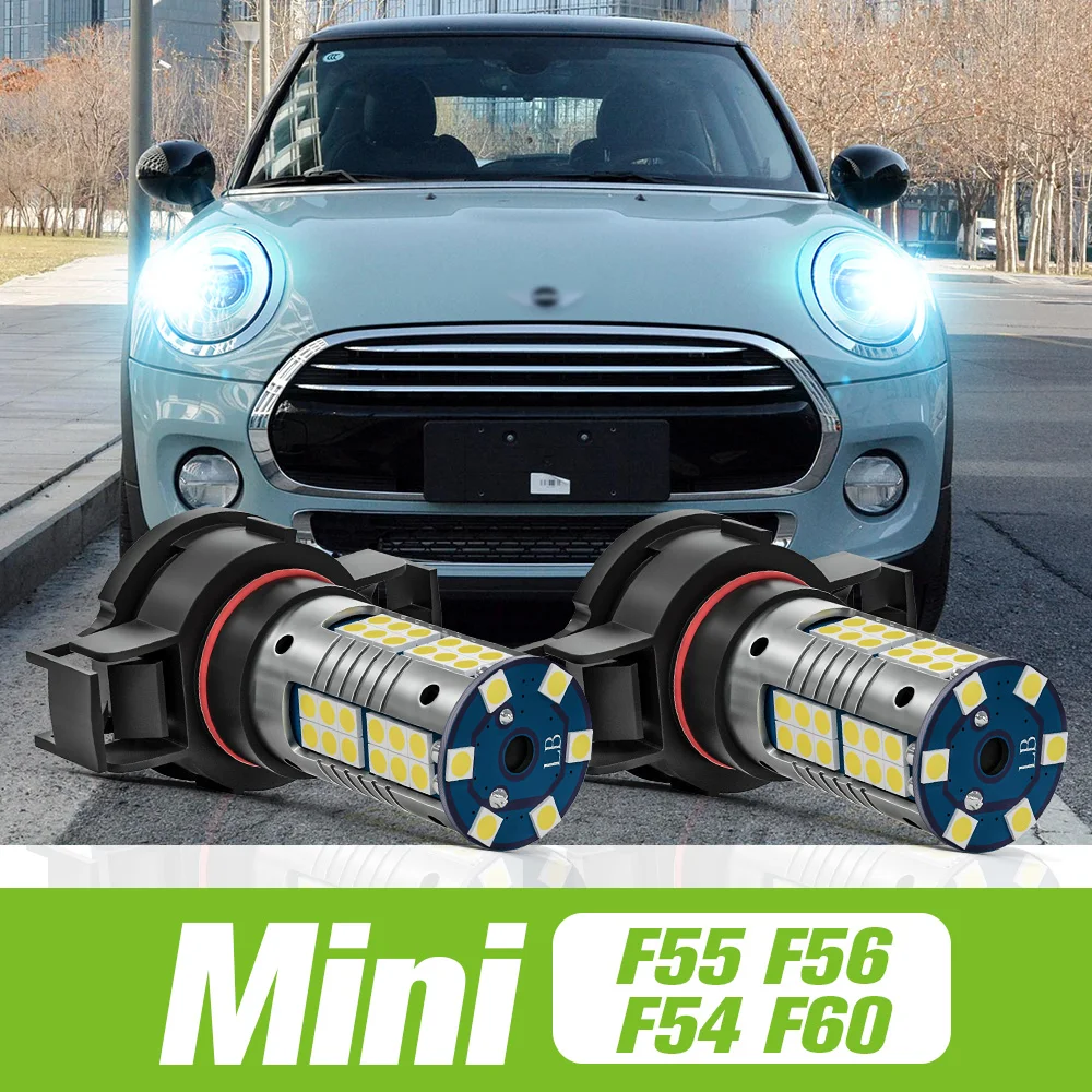 

2pcs For Mini Cooper F55 F56 Clubman F54 Countryman F60 LED Daytime Running Light DRL 2013 2014 2015 2016 2017 Accessories