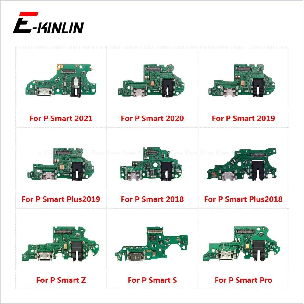 

Плата зарядного порта USB с гибким кабелем микрофона для Huawei P Smart Pro S Z Plus 2021 2020 2019 2018