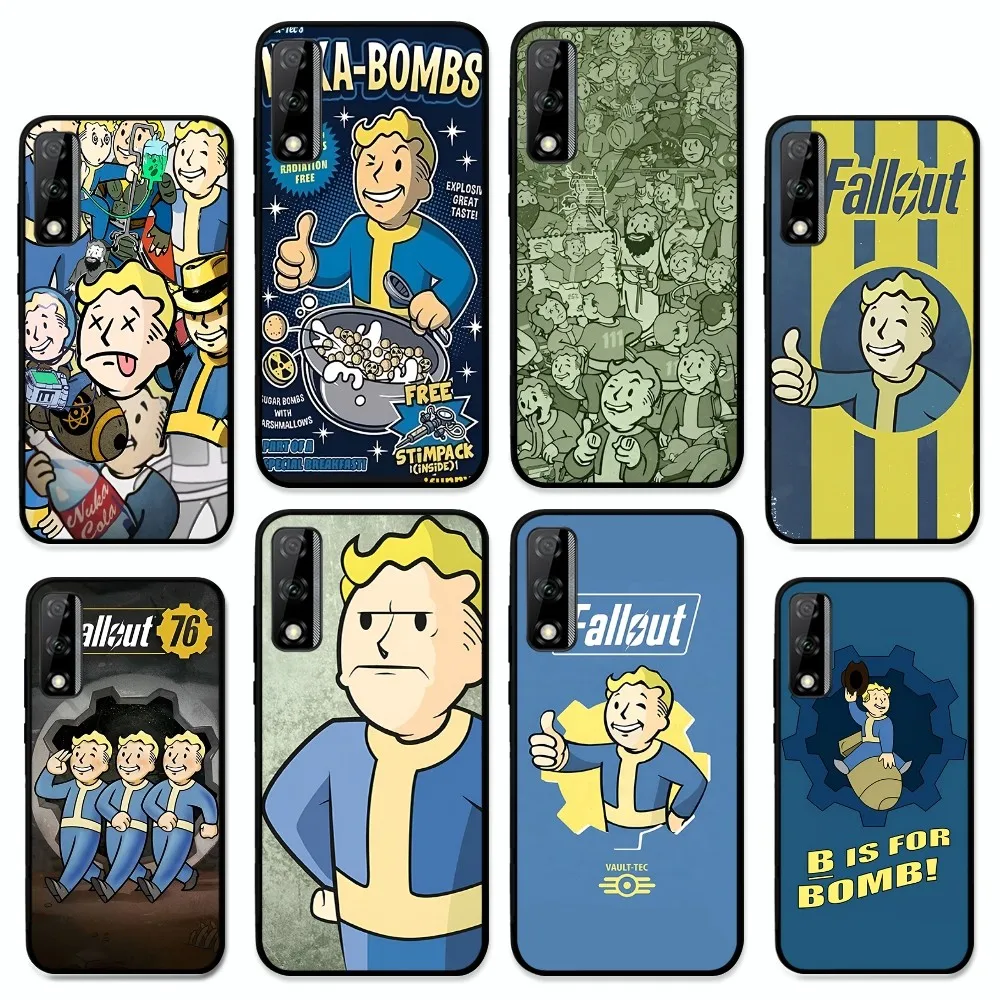 S-Shelter Games F-FalloutS Phone Case For Huawei Y9 6 7 5 Prime Enjoy 7s 7 8 Plus 7a 9e 9plus 8E Lite Psmart Shell