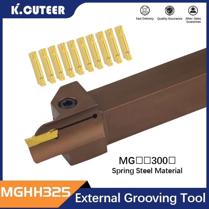 Mola Aço End Face Groove Cutter Mghh325r Torno Cnc Suporte da Ferramenta de Corte Inserção Mgmn300 24 36 48 60 75 100 200 160300