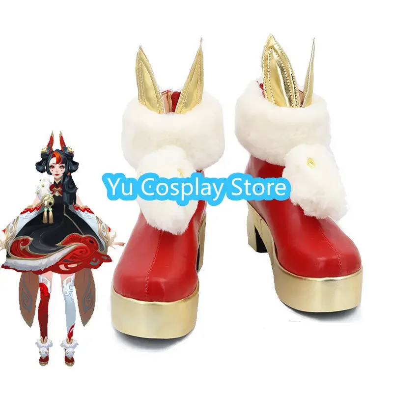 

Yu-Cosplay Game LOL Gwen Обувь для косплея Хэллоуин Карнавальные ботинки Обувь из искусственной кожи Обувь из искусственной кожи Реквизит для косплея на заказ