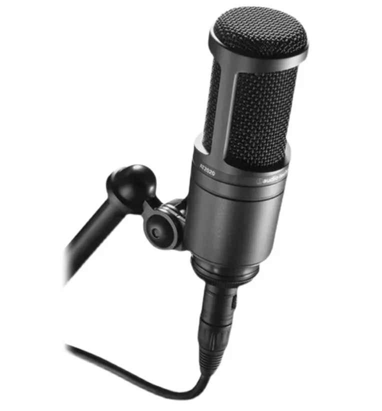 Audio Technica AT2020 condenser microphone Mobile sound card live streaming set