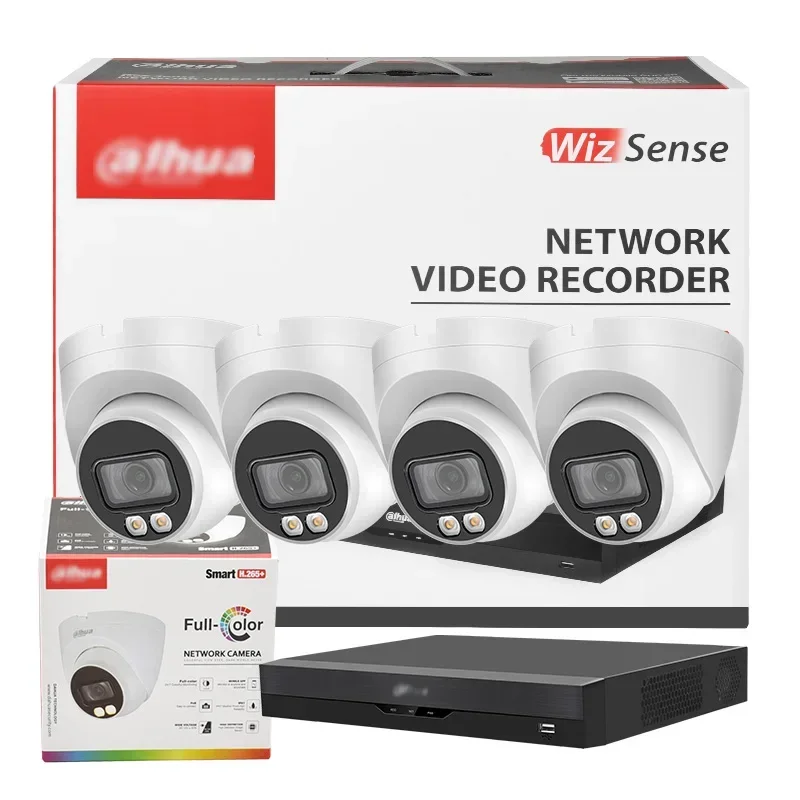 Original 8ch 4 canales 16ch NVR POE 4MP 8MP 5mp 6mp Bullet Dome HD sistema de cámaras de seguridad con detección de movimiento