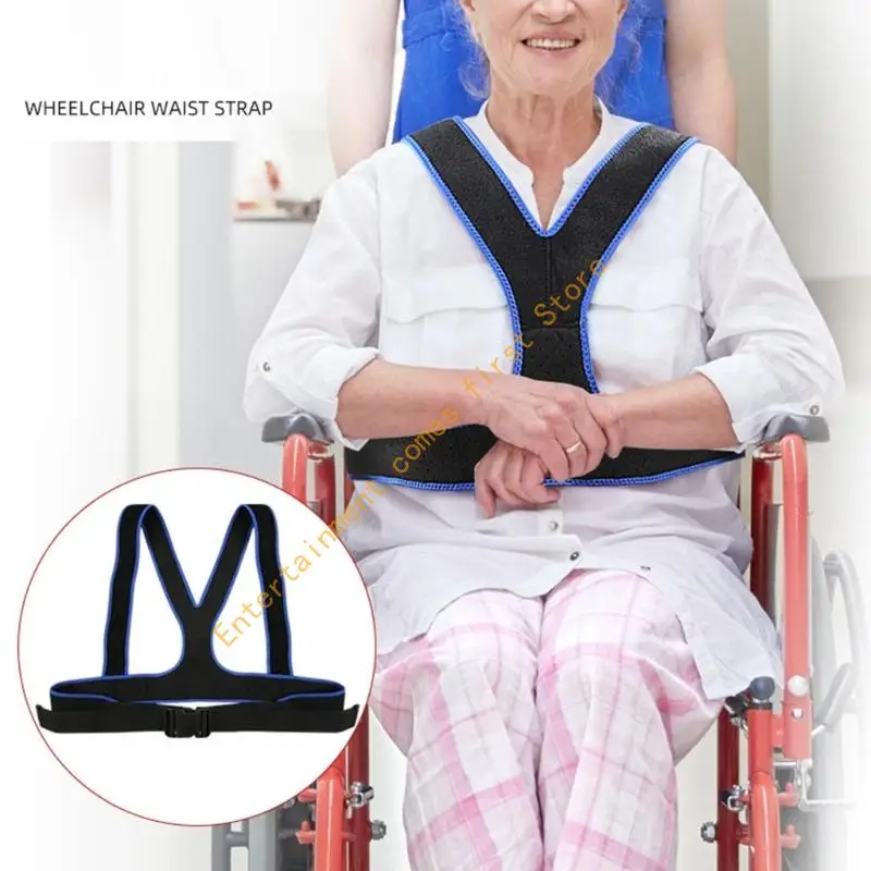 Adjustable Wheelchair Belt Shoulder Fixation Wheelchair Belt Nonslip 55KD
