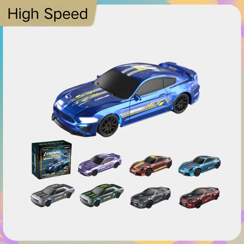 

1:43 Scale 4WD RC Drift Car, 2.4G High Speed Remote Control Mini Racer, Four Wheel Drive Racing Model for Kids Gifts