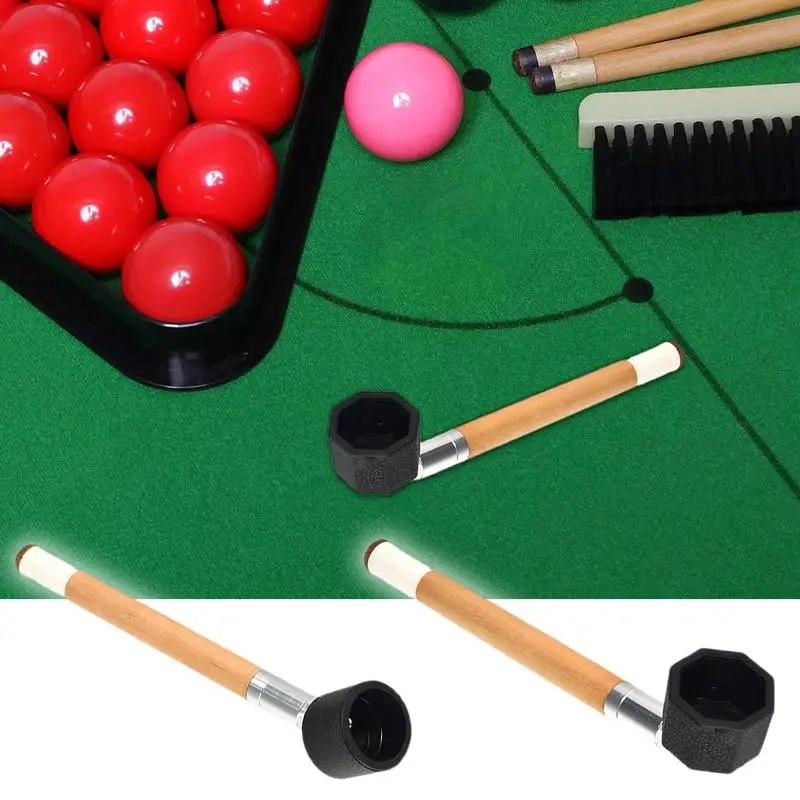 Billiards Chalk Holder Pocket 2 In 1 Chalk Box Pool Stick Pocket Chalker Portable Non-Slip Billiard Cue Tip Pricker For