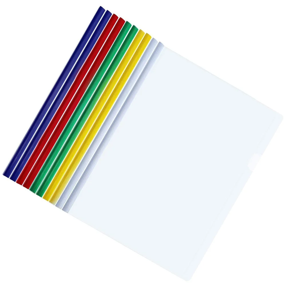 

Clear Document Folder File with Snap Button for School Folders Closure Organizer