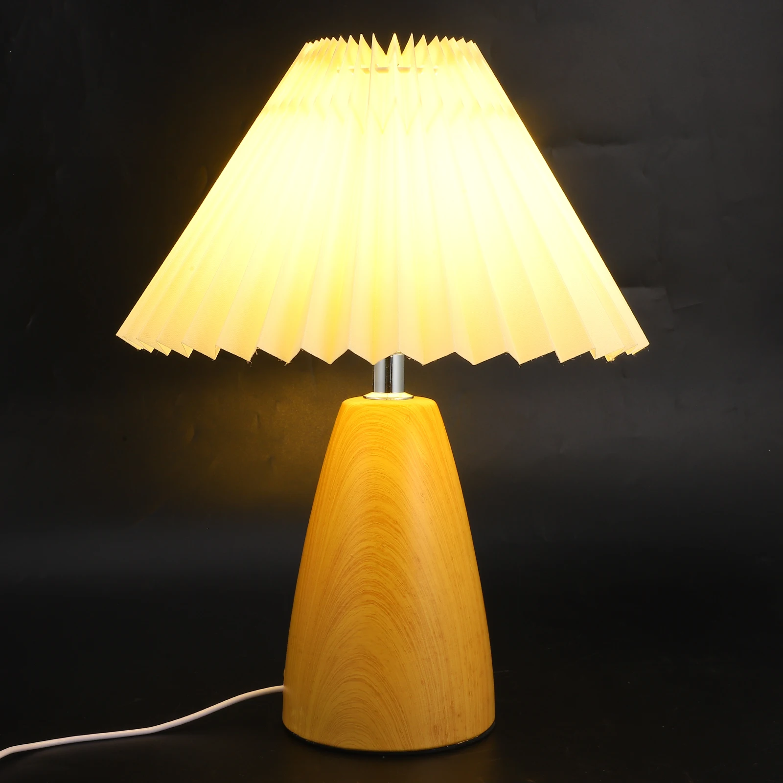 

Wood Grain Light Small Party Decorations Light Desk USB Powered Lamp Aesthetic Small Lamp Nursery Decor