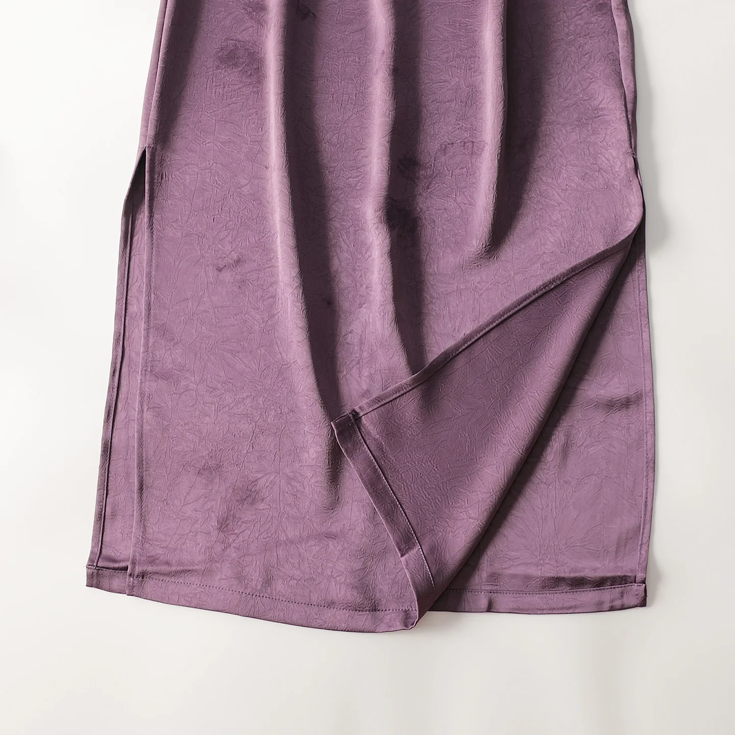 New Women's Faionable Satin  Dr ort Sve Extended Length Superb Quali Casual Wear All Body pes