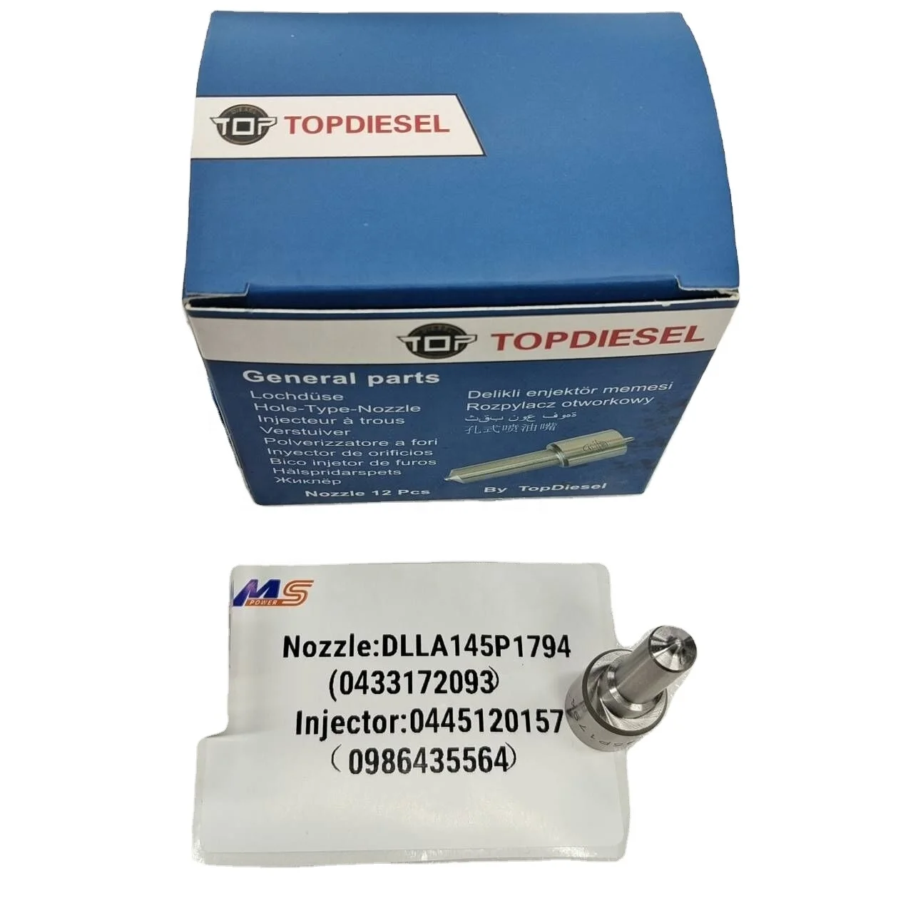 

TOPDIESEL Nozzle DLLA145P1794 0433172093 For Injector 0445120157 0986435564