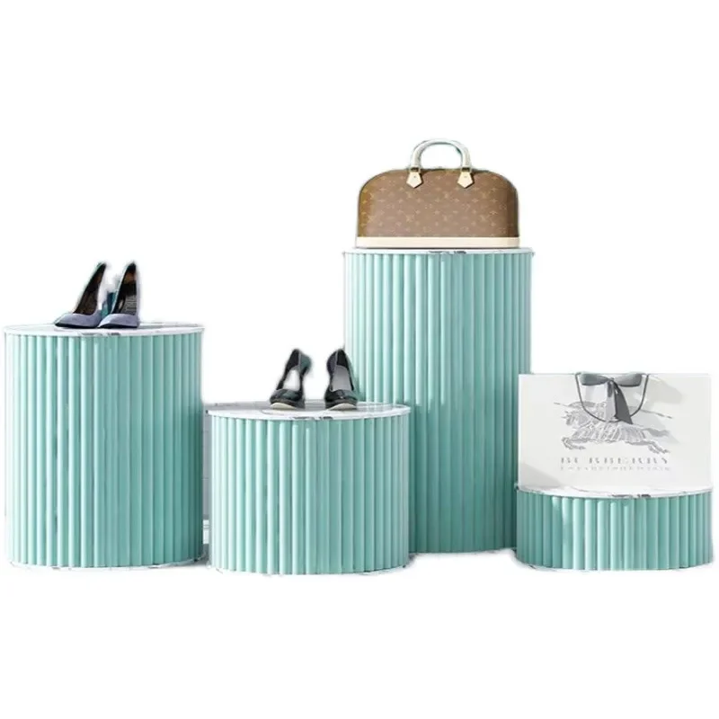 for Cylinder Nakajima Booth with Light Wedding Road Yinmei Chen Exhibition Decoration Portable Foldable Movable Space view 5