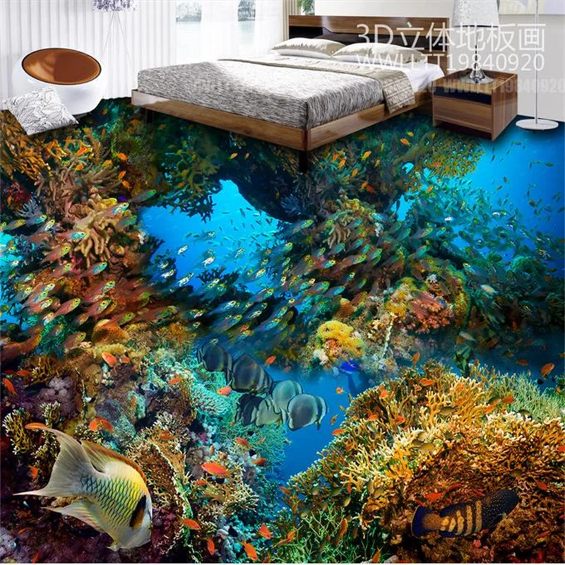 

PVC Wallpapers Self Adhesive Waterproof 3D Flooring Papel De Parede For Living Room Bedroom Bathroom Wall Stickers