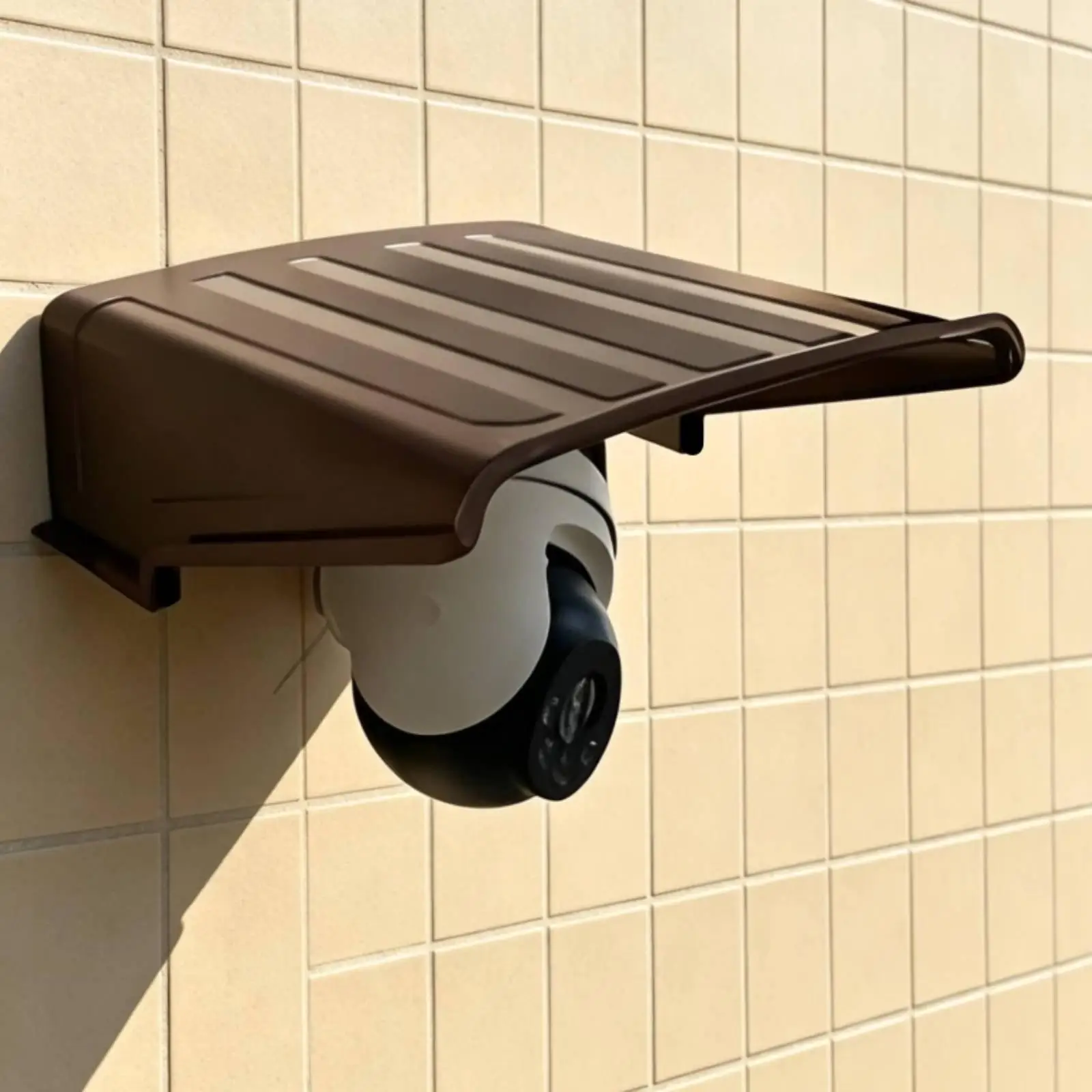Camera Rain Cover Outdoor Weatherproof Shield Plastic Protector for Wall Mounted Security Camera Surveillance System