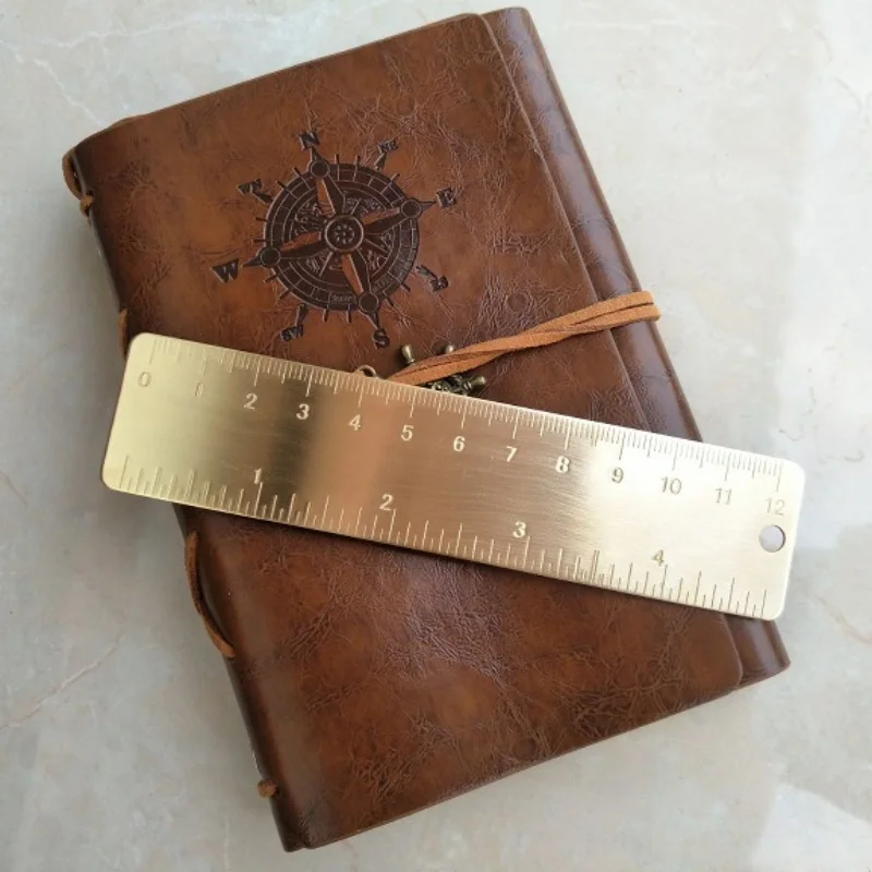 120mm Ruler Straight 4 Inch Ruler Ruler Brass For School Supplies Drafting Architecture