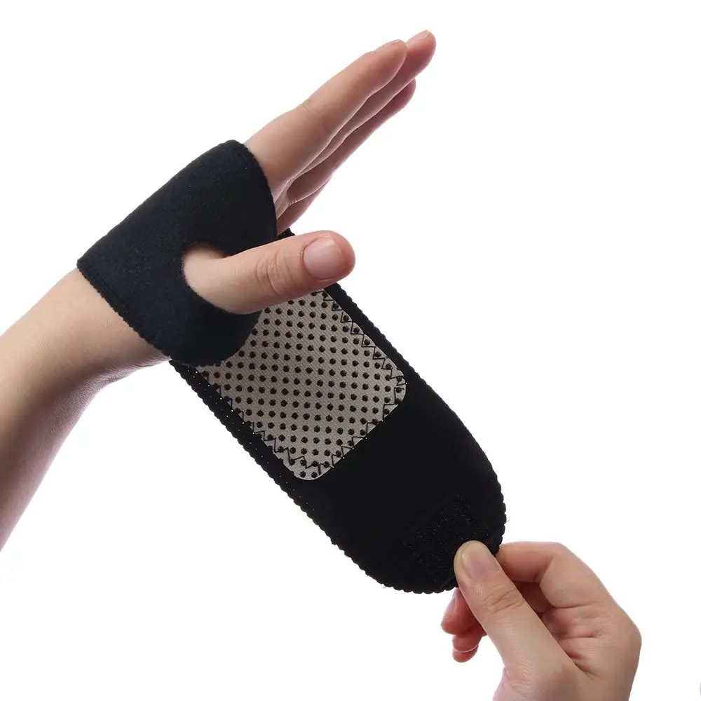 1 Pair Hot Sale Sports Protection Magnetic  Wrist Brace Arthritis Pain Relief Tourmaline Self-Heating Braces Belt
