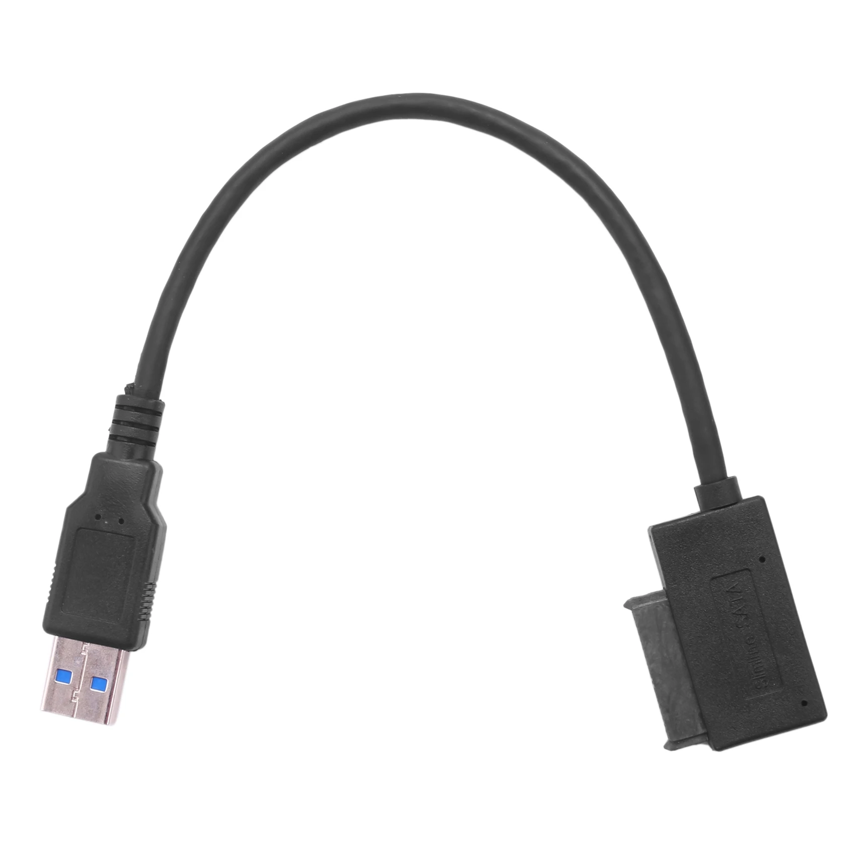 AB42-2X USB 3.0 إلى 7 + 6 13Pin Slimline SATA كمبيوتر محمول CD/DVD ROM كابل محول محرك الأقراص الضوئية