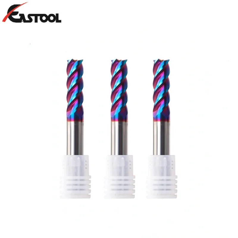 

5PCS end mill D8*20*60*4T processing material 45HRC