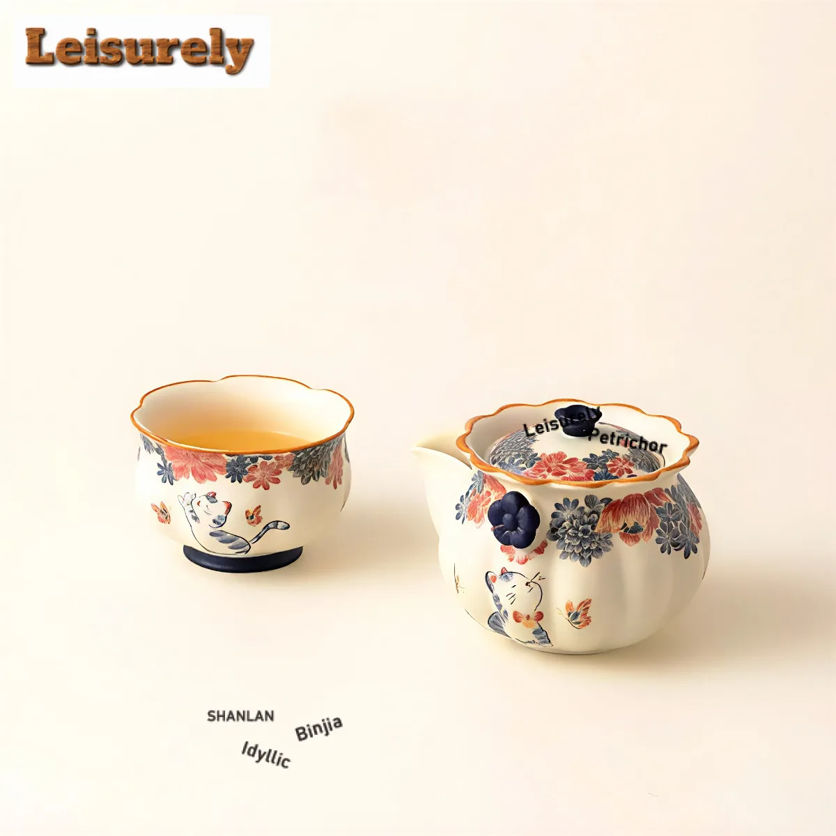 

Mineral Rocks White Little Cat Tea Set Complete Set Ancient Tea Ceremony Set Tea Making Teapot And Tea Cup Set Cha Ornaments