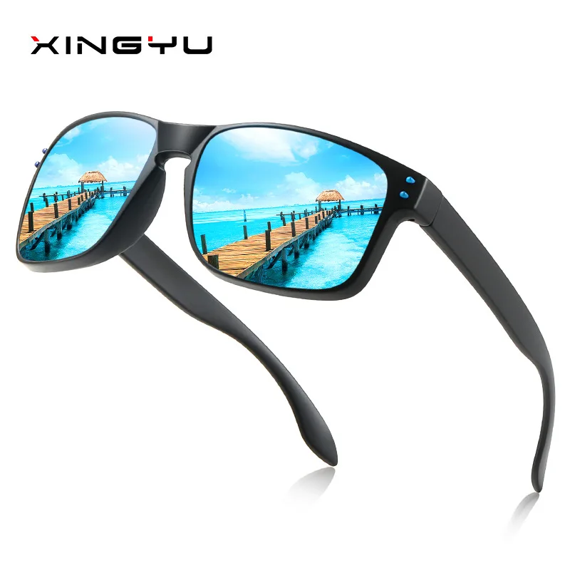 New Men's TR Polarized Sports Sunglasses Cycling Mirror XY421 Driving Glasses Outdoor Fishing Sunglasses Square