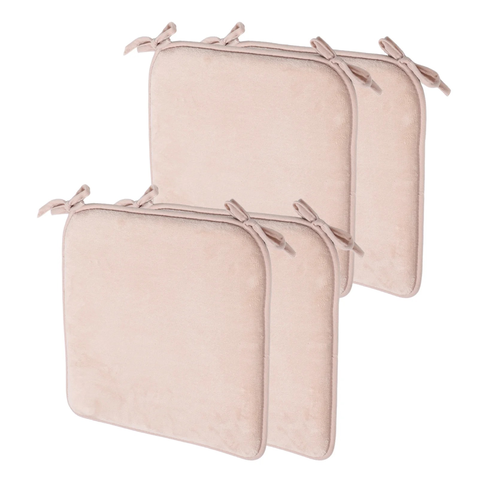 

4pcs Chair Pads Removable Washable Non Slip Seat Cushions For Dining Room Kitchen Garden Chairs Outdoor Patio Stool Cushions