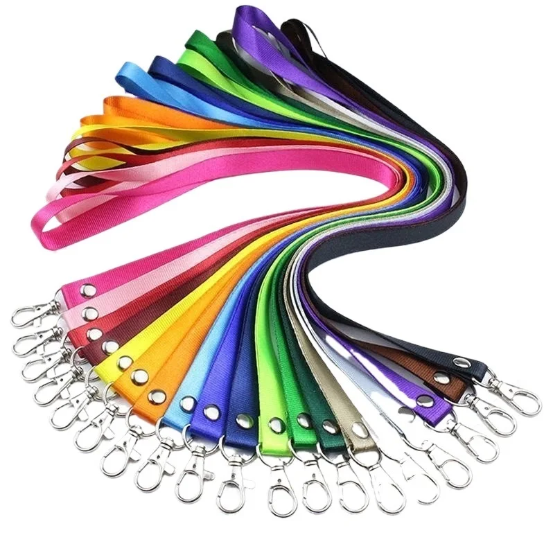 100PCS Lanyard Rope For Keys Design Badge Holder & Staff Cards