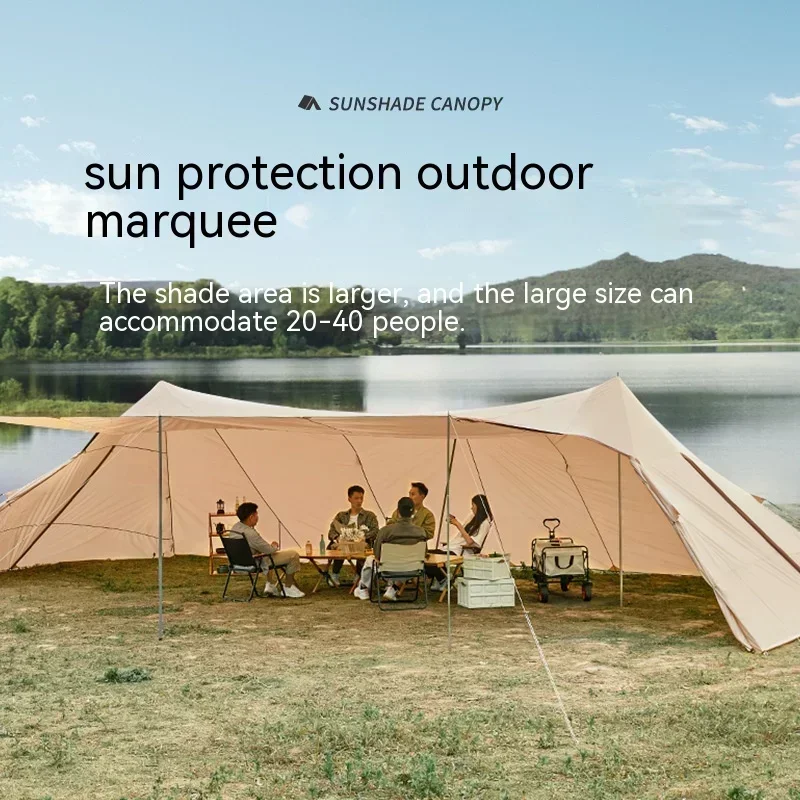 Tunnel Type Tarp Large Windproof Shield Shelter Tent Shade Portable Beach Sun Roof Fishing Umbrella with Awning Truck Shade Sail